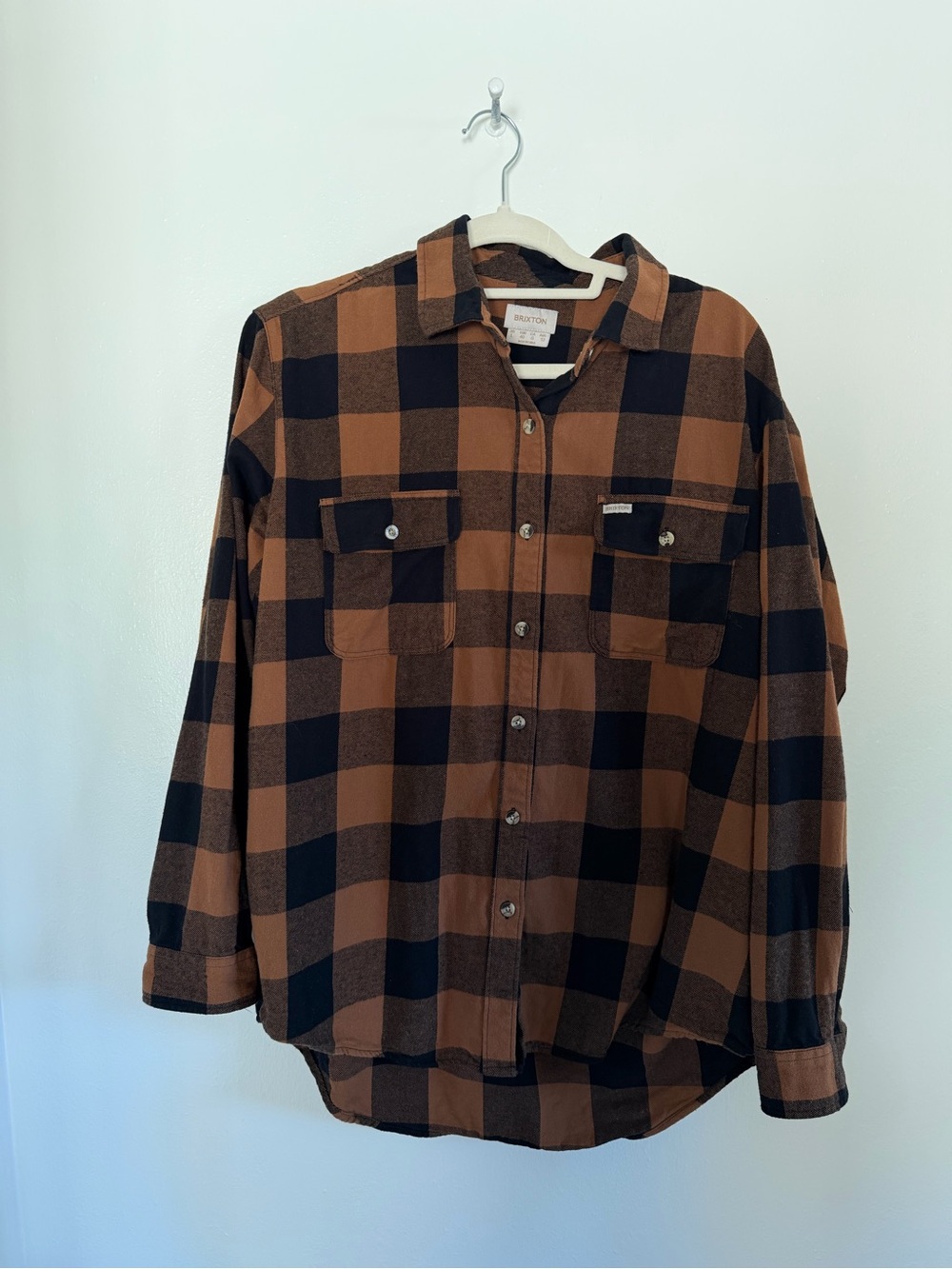 Brixton Brown and Black Buffalo Check Button-Down Shirt